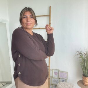 Jersey Curvy Marron