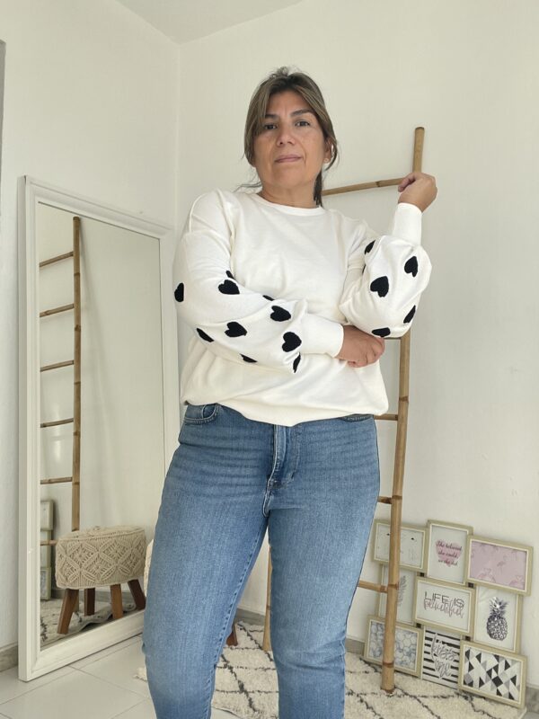 Sudadera Curvy Corazon - Imagen 2